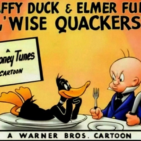 DAFFY DUCK & ELMER FUDD 8.5x11 ULTRA PREMIUM GLOSSY CARTOON FOR KIDS WALL POSTER - Picture 3 of 4